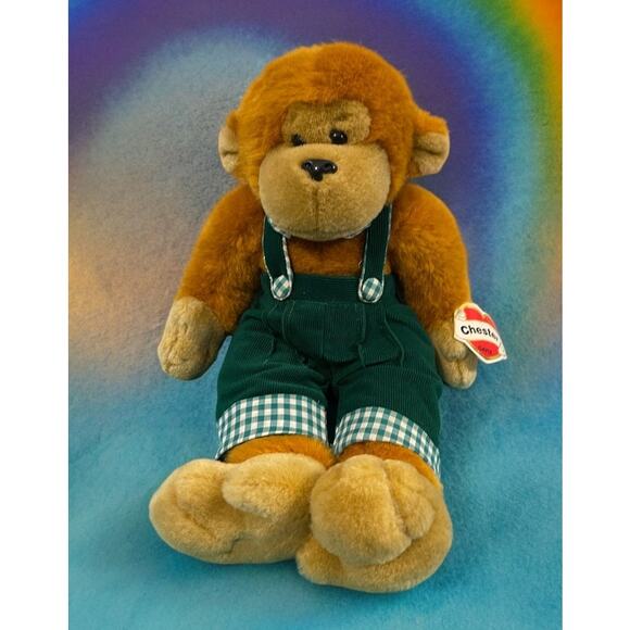 New Vintage Rare Ganz Monkey Plush Stuffed Animal "Chester"  H1848 NWT - Picture 1 of 7